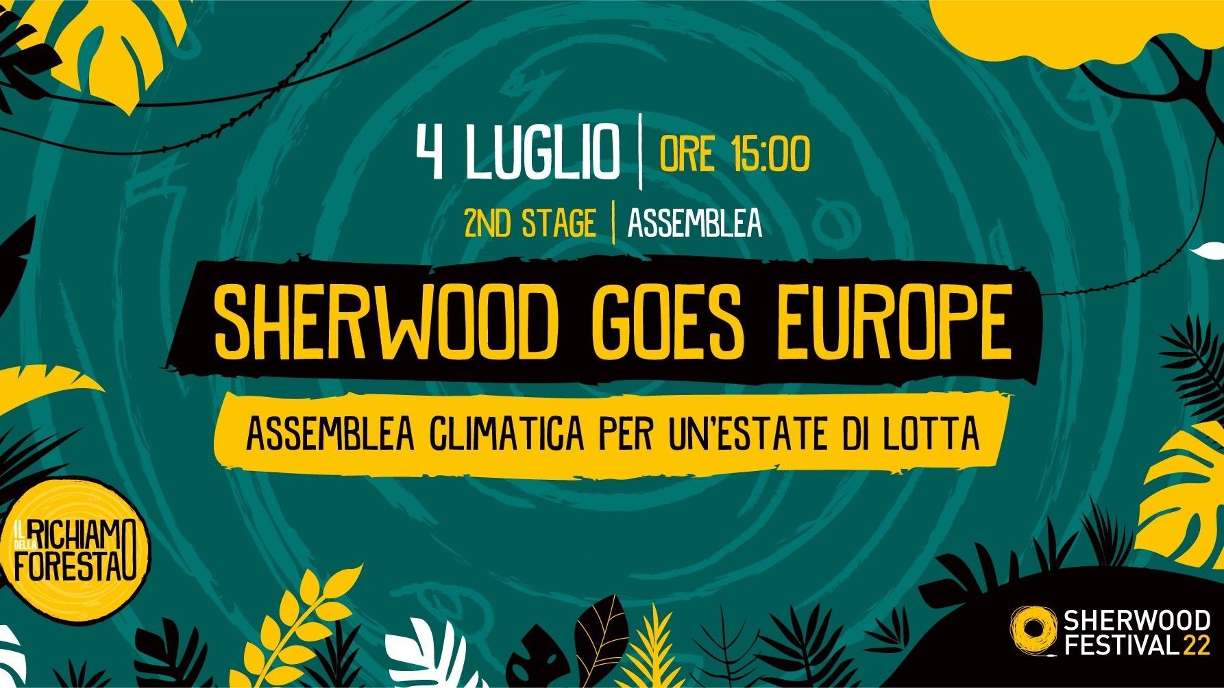 Sherwood Goes Europe, assemblea climatica per un’estate di lotta