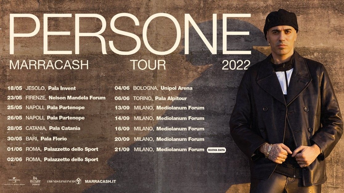 Marracash "In Persona Tour 2022"
