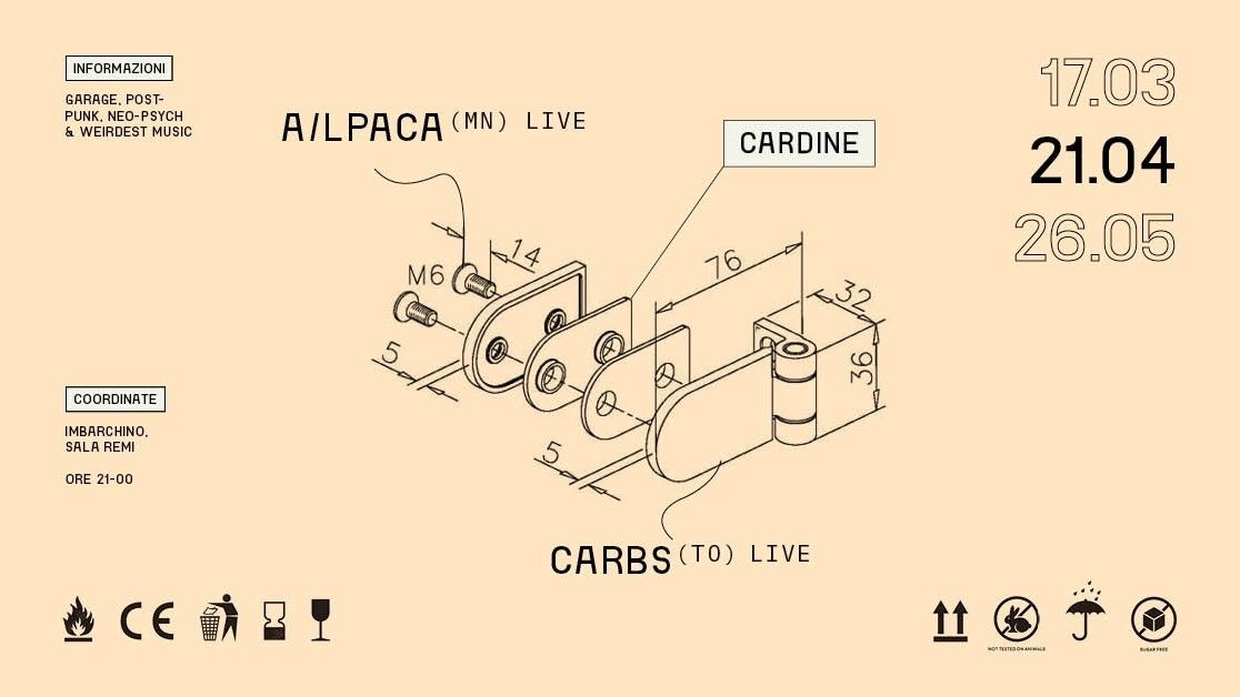 Cardine - a/lpaca + Carbs