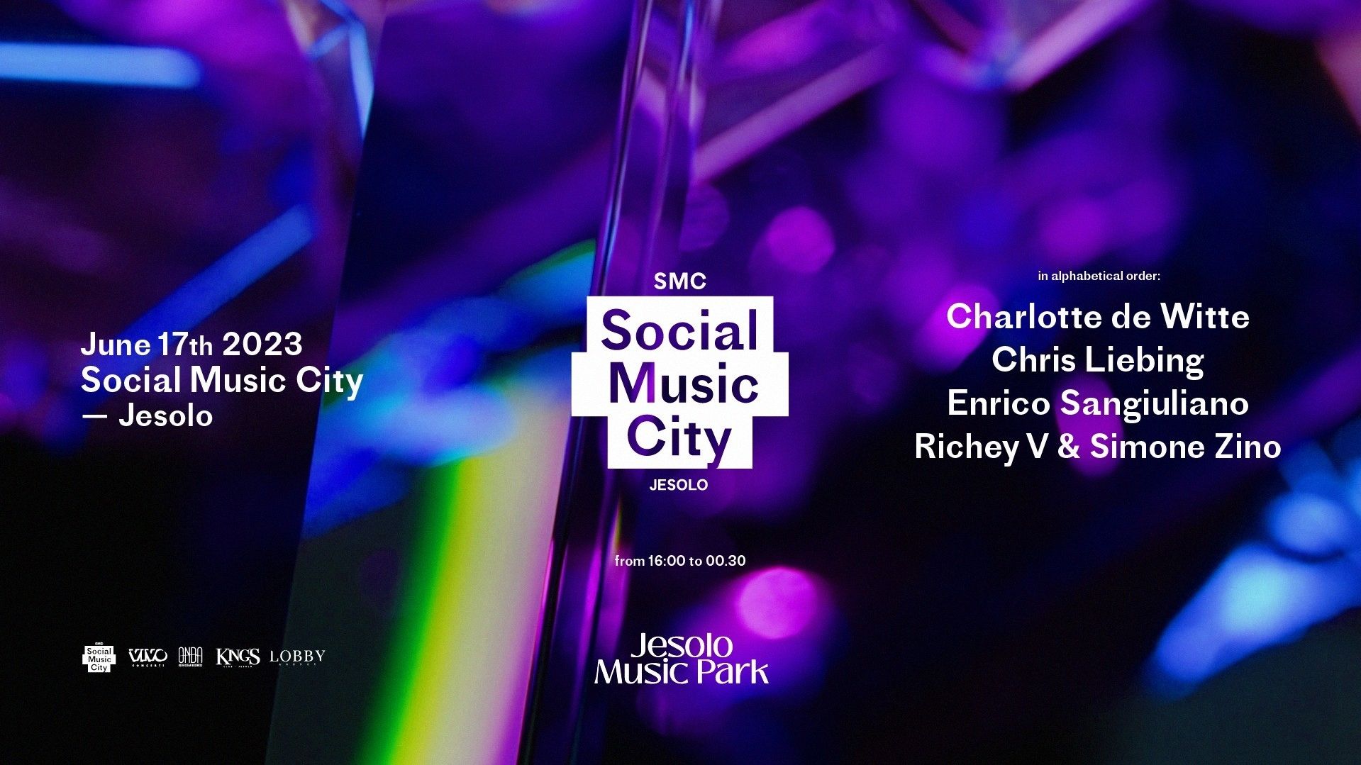Social Music City w/ Charlotte de Witte, Chris Liebing, Enrico Sangiuliano