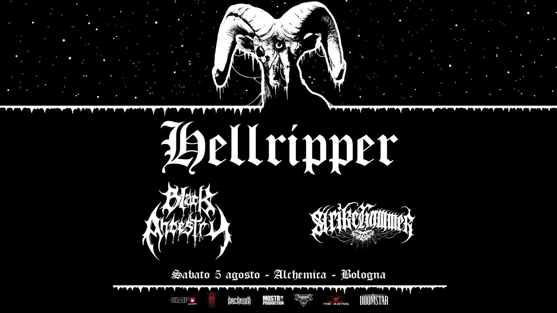 Hellripper + Black Ancestry + Strikehammer