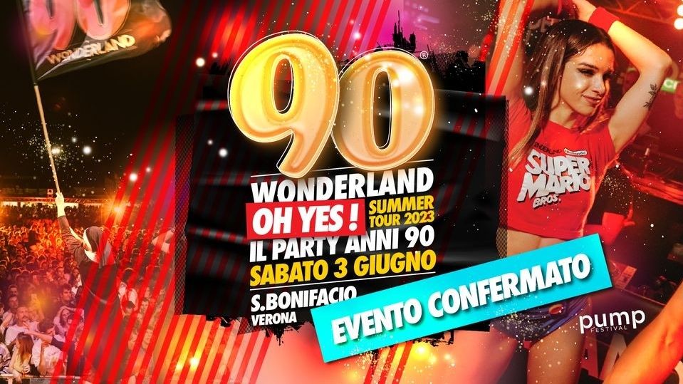 90 Wonderland Oh Yes Summertour