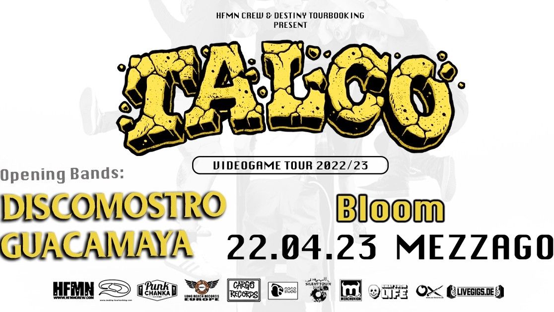 Talco "Videogame Tour" + Discomostro + Guacamaya