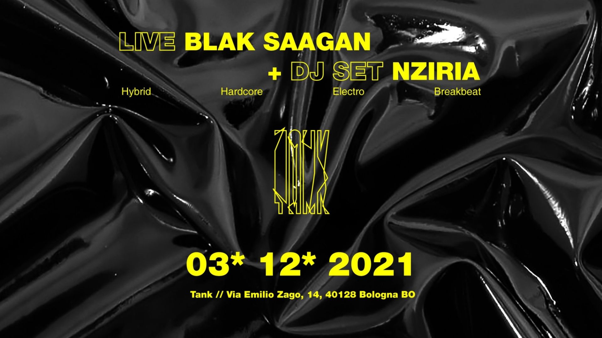 Live Blak Saagan + Nziria dj set Hybrid HC Electro Breakbeat