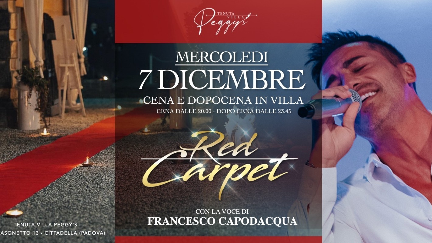 Red Carpet con Francesco Capodacqua