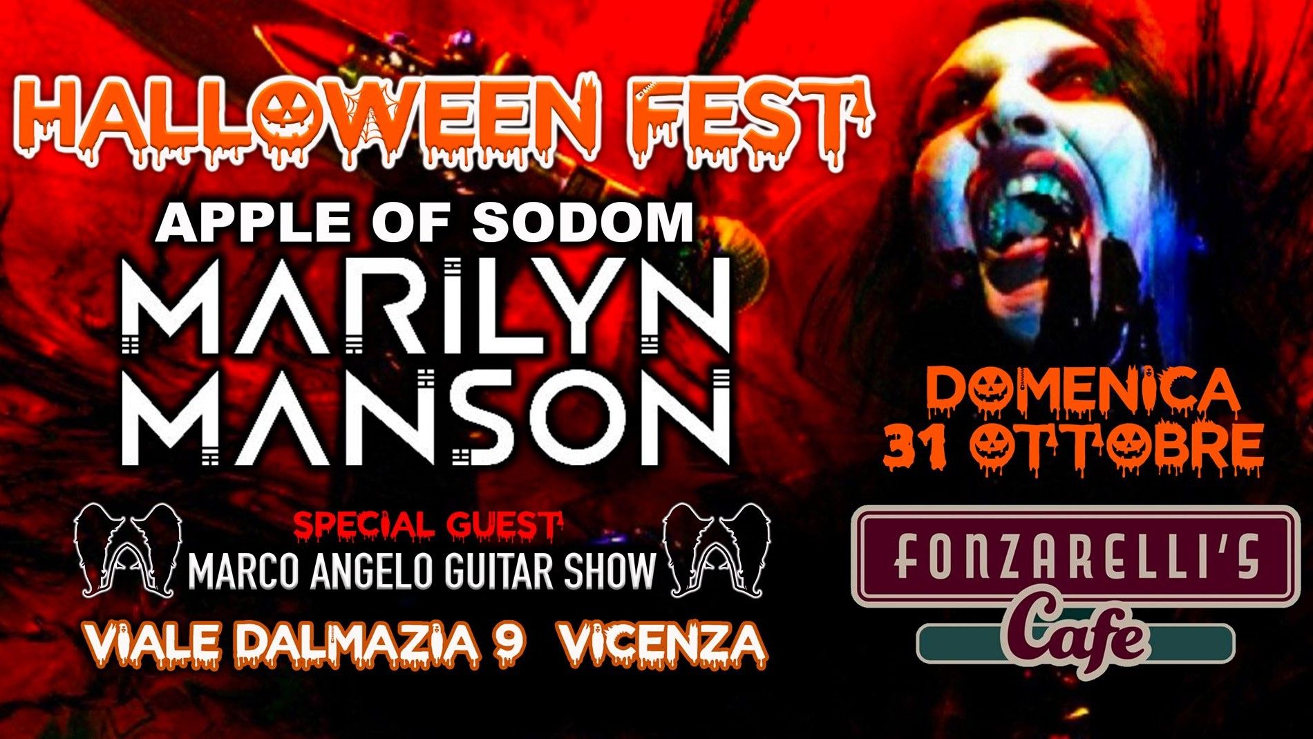 Vicenza Halloween Fest - Tributo Marilyn Manson