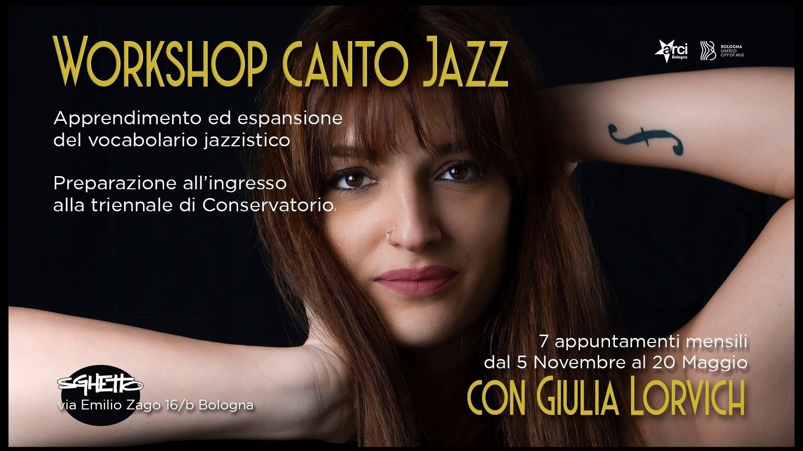 Workshop di canto Jazz | Giulia Lorvich
