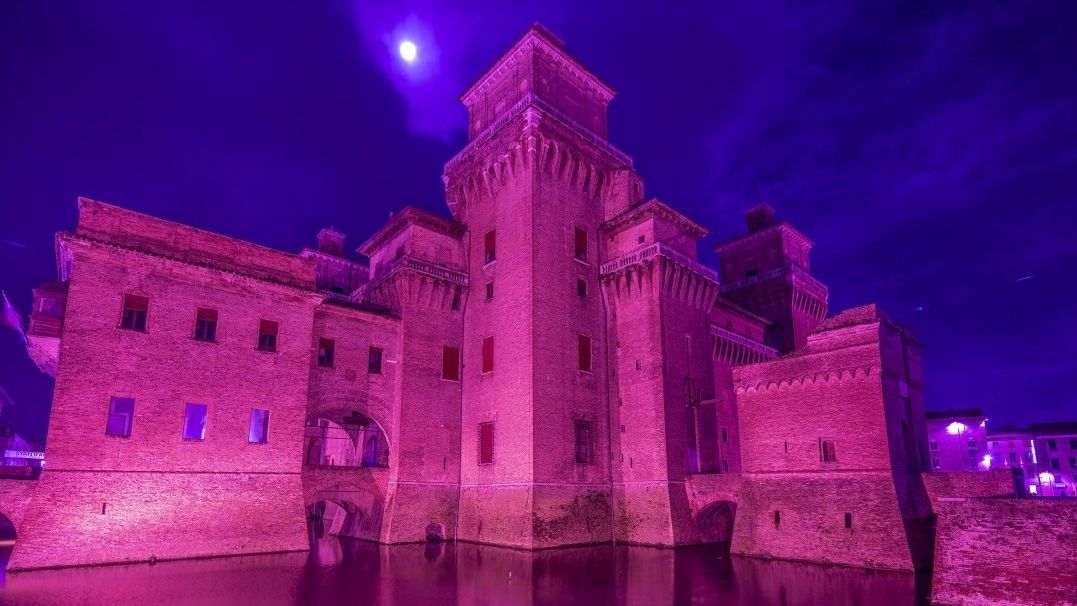 Illuminazioni architetturali Castello di Ferrara