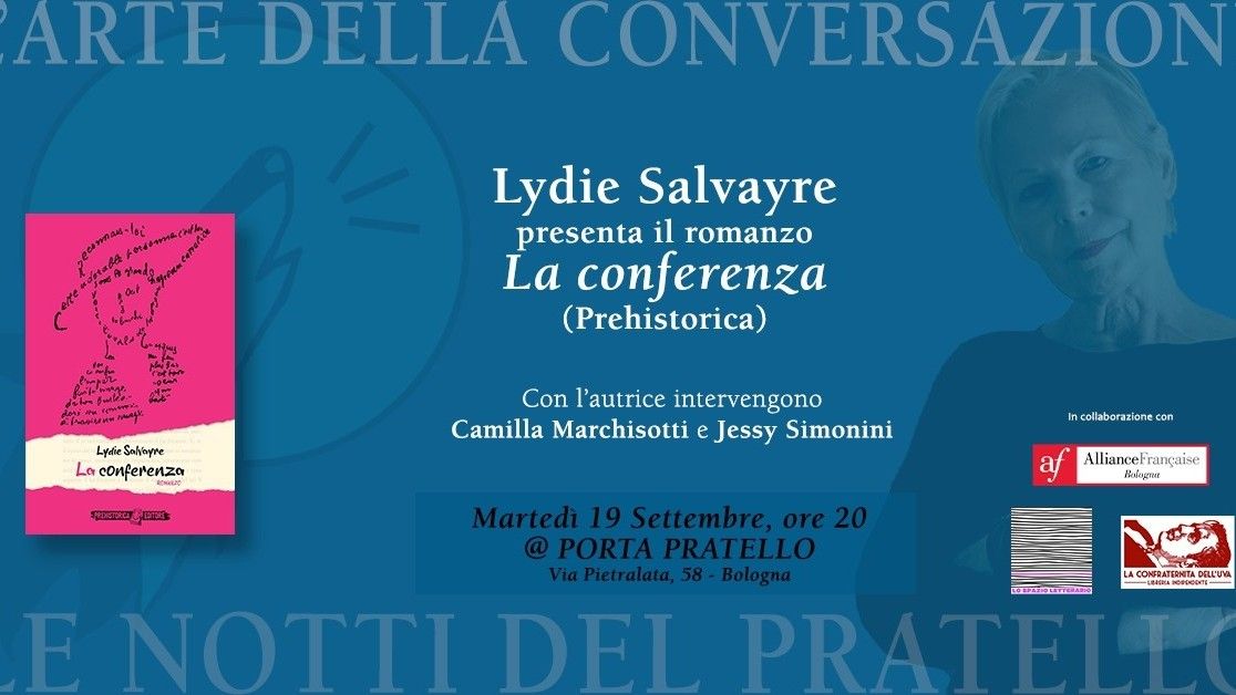 Lydie Salvayre presenta "La conferenza" a Le notti del Pratello