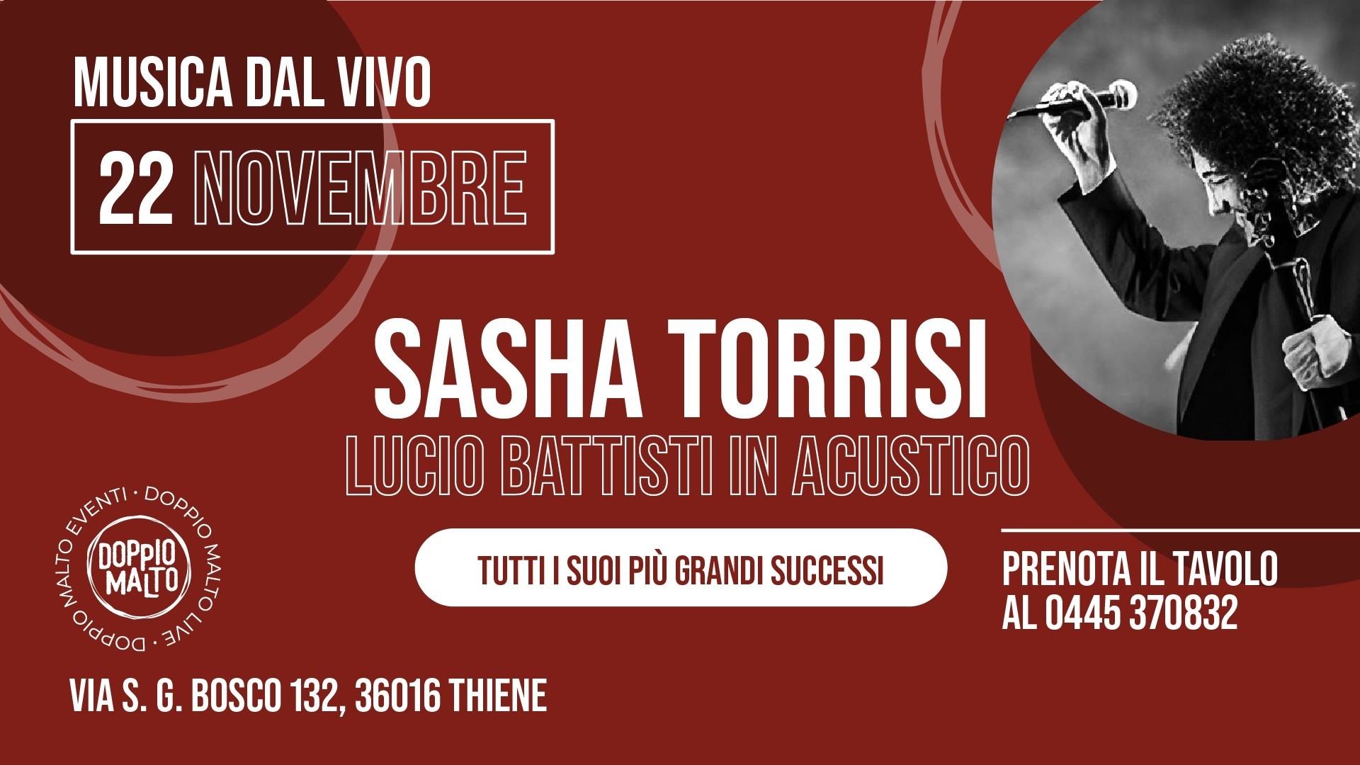 Sasha Torrisi - Lucio Battisti in acustico
