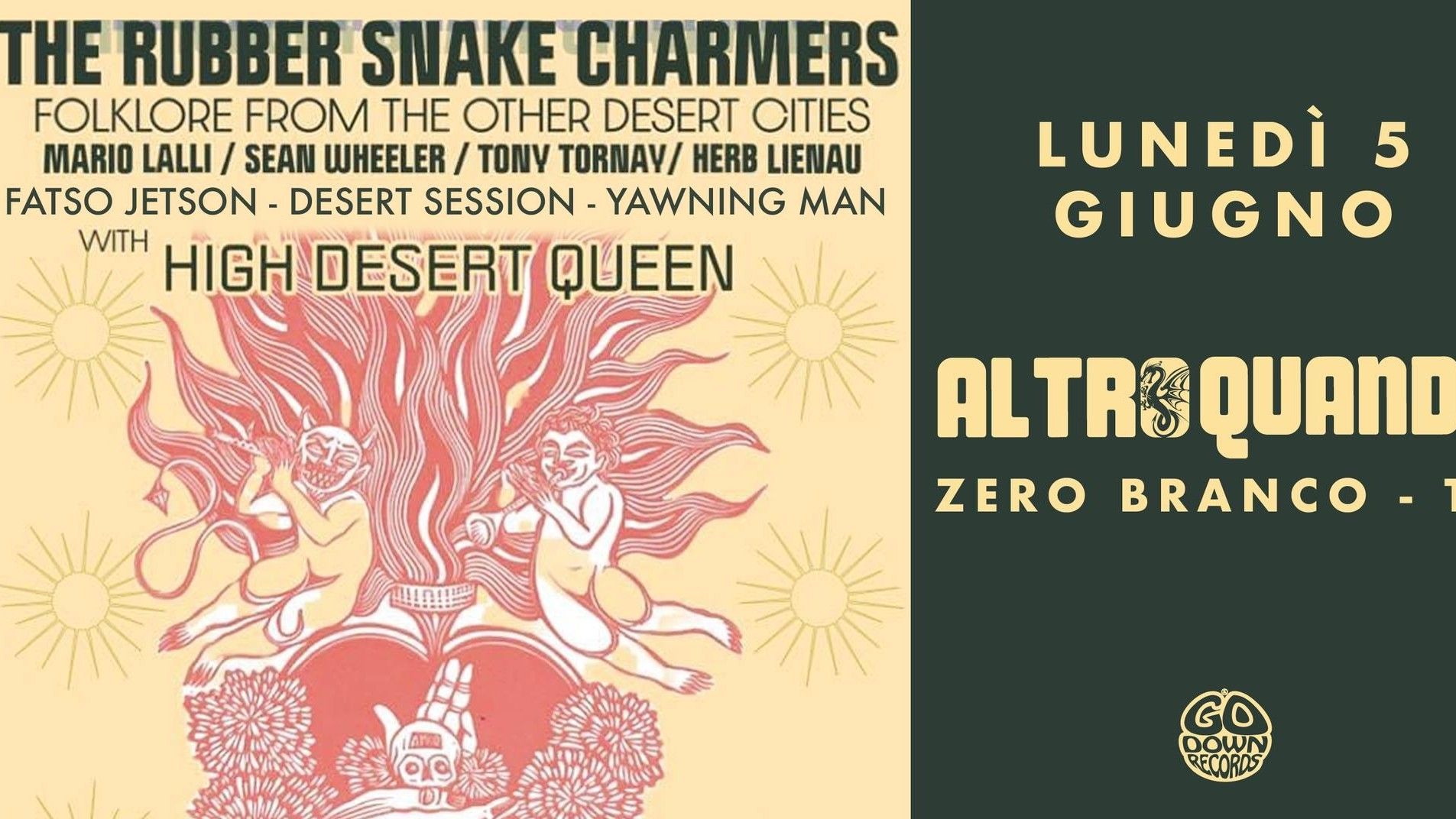 Mario Lalli & The Rubber Snake Charmers + High Desert Queen