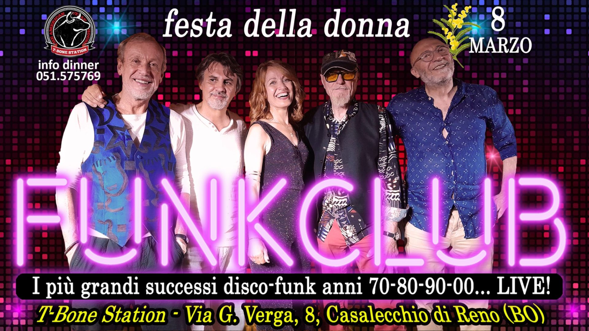 FunkClub LIVE - 8 Marzo Festa Della Donna