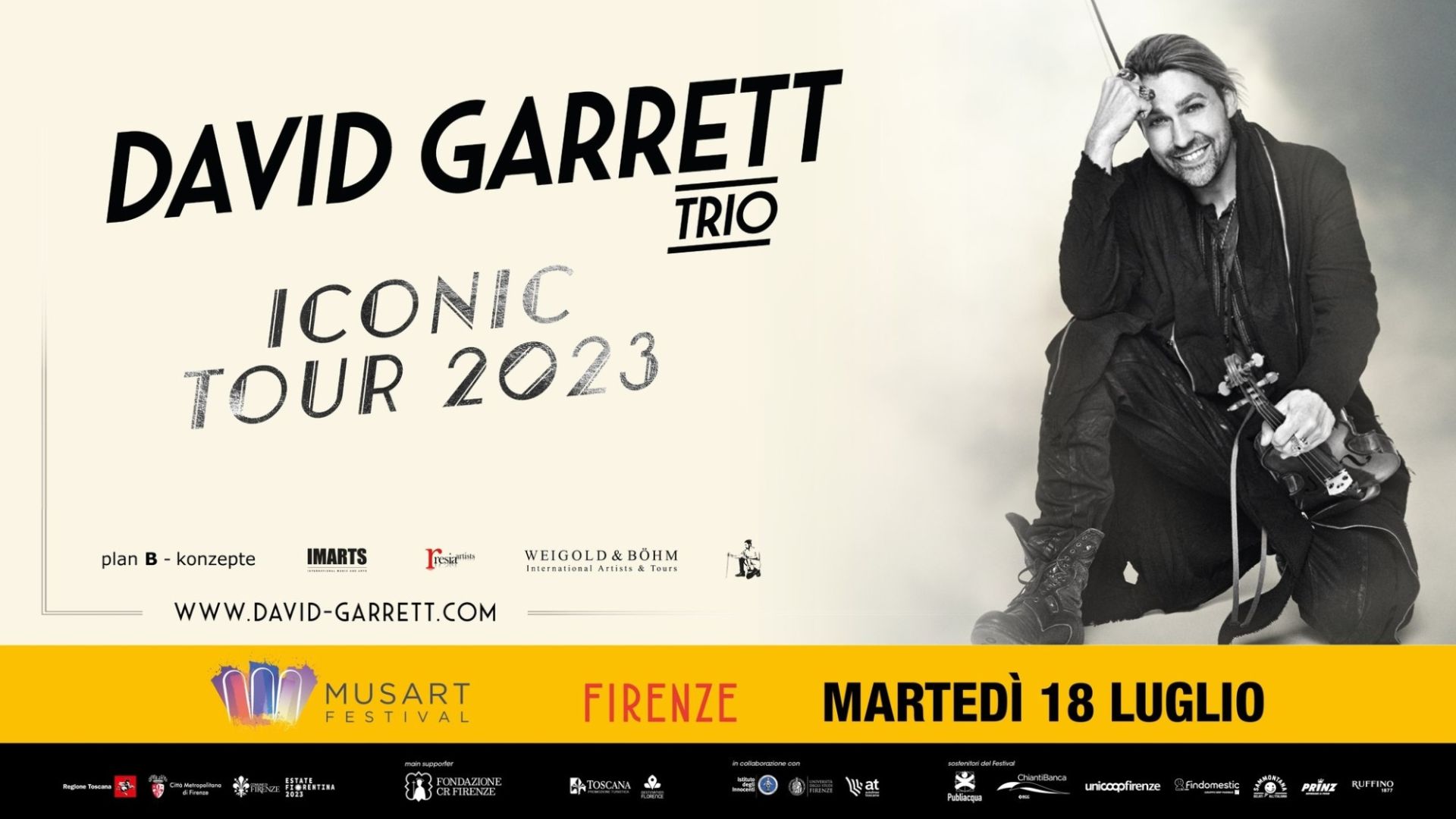 David Garrett Trio - "Iconic Tour 2023"