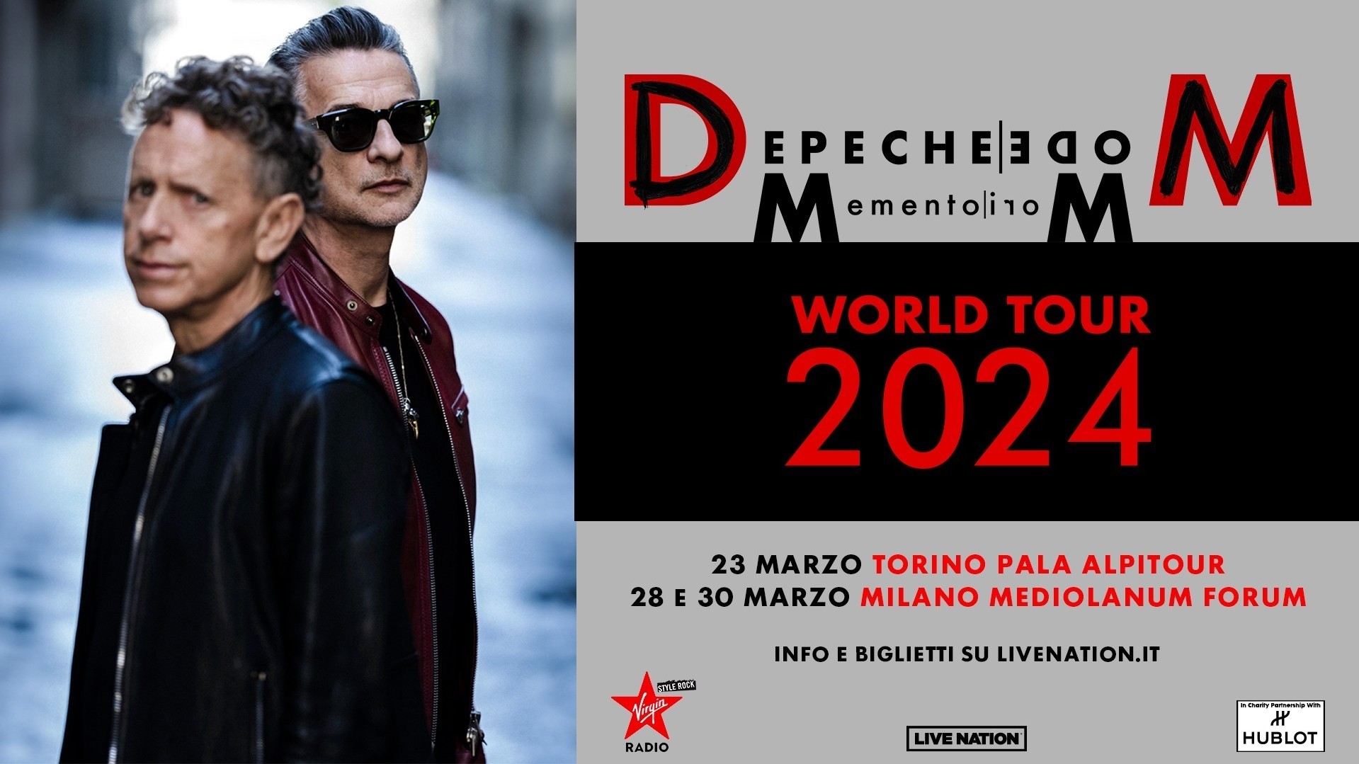 Depeche Mode "Memento Mori World Tour 2024"