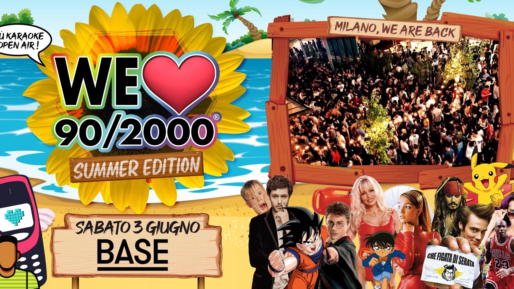 We Love 90/2000® Party + Karaoke open Air
