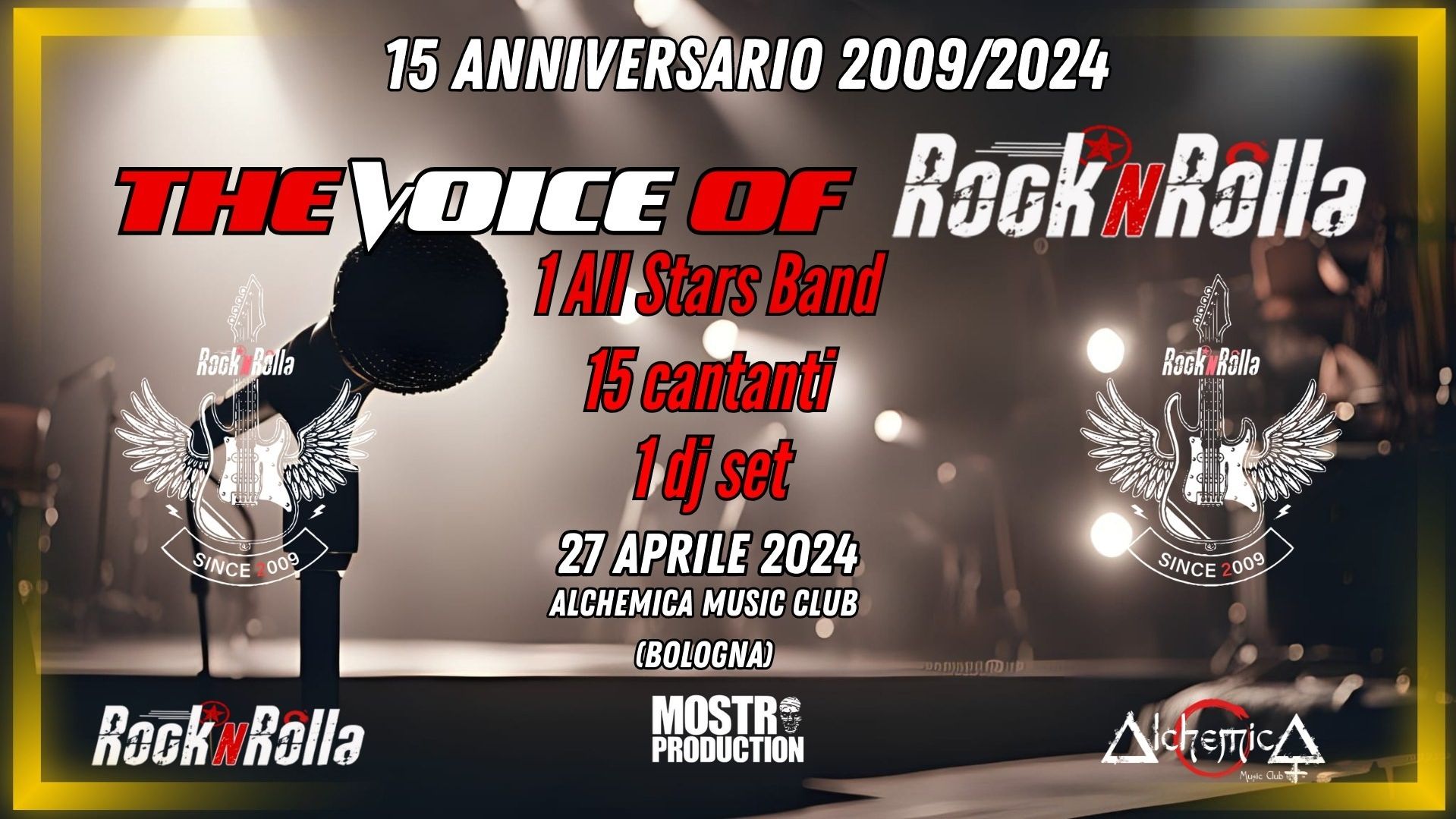 Rocknrolla 15simo Anniversario * The Voice Of Rocknrolla* + Special Guest + Dj Set and more...