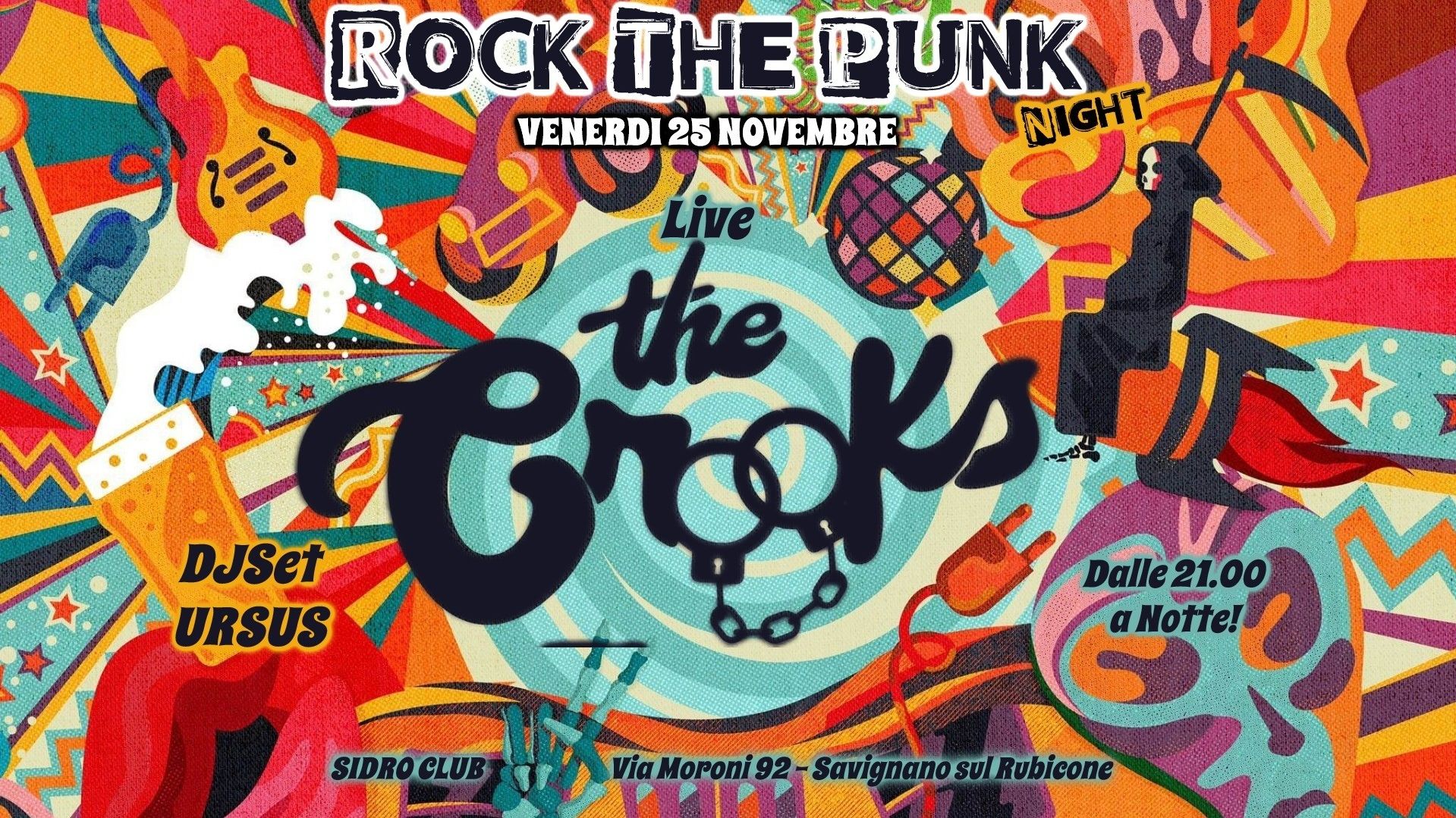 Rock The Punk Night - The Crooks & Djset Ursus