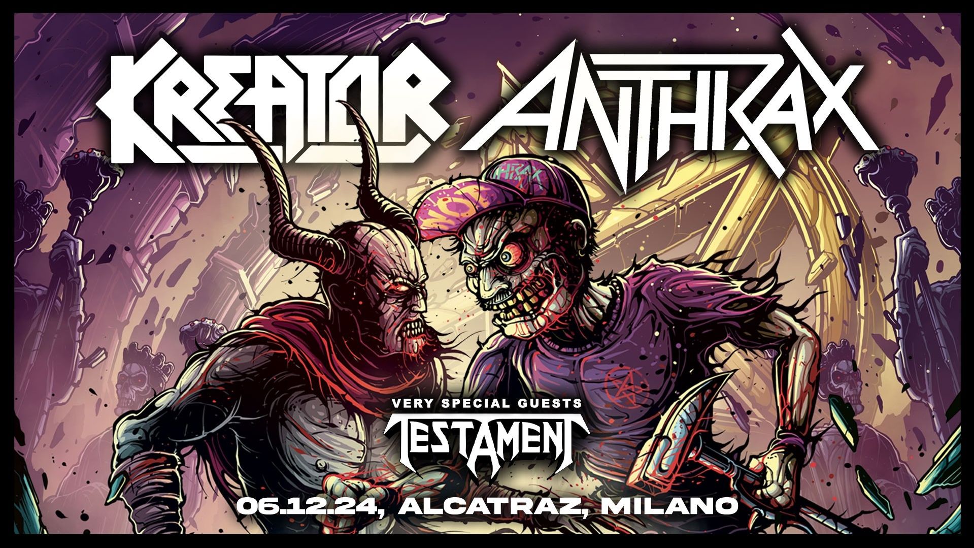 Kreator & Anthrax + Testament