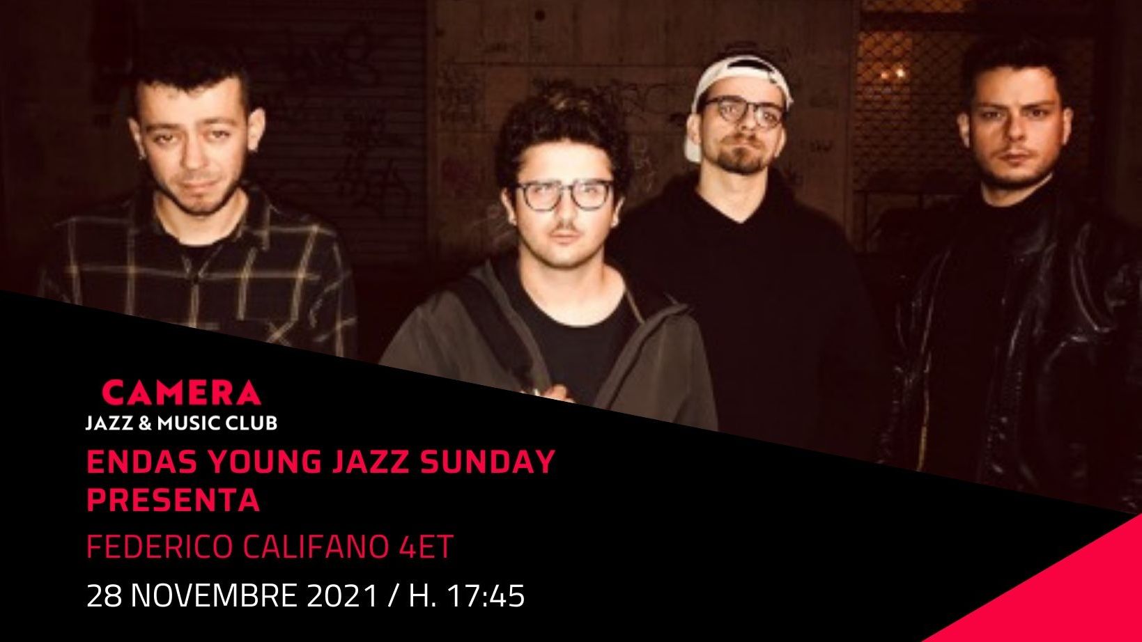 Endas Young Jazz Sunday presenta “Federico Califano 4et”