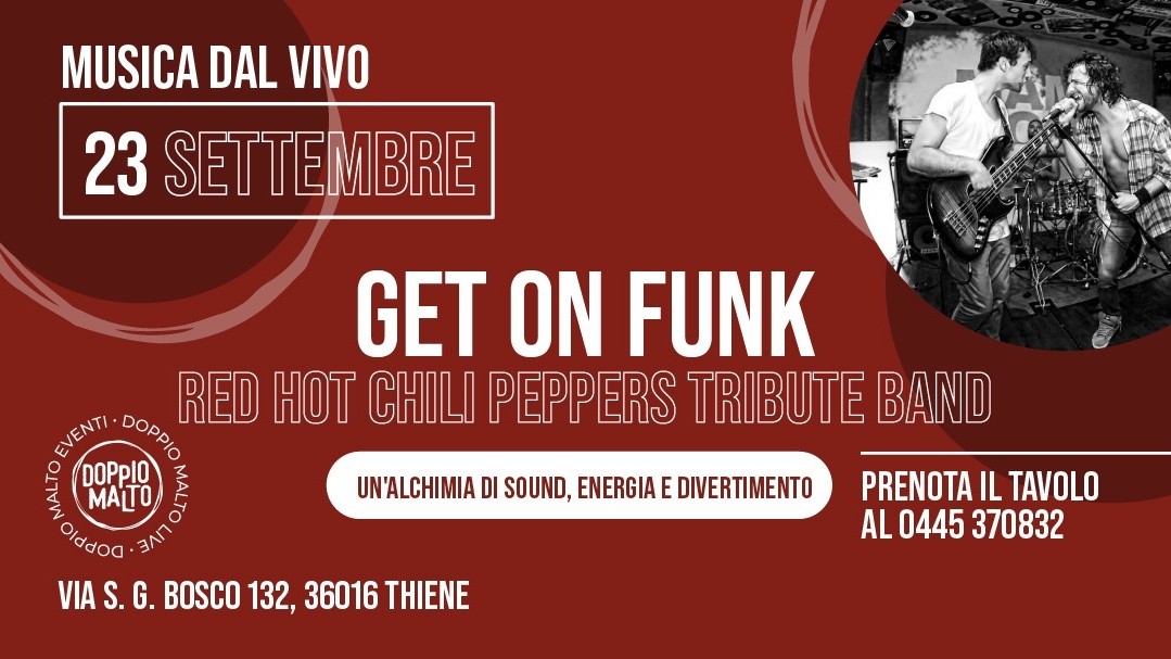 Get On Funk - Red Hot Chili Peppers Tribute Band