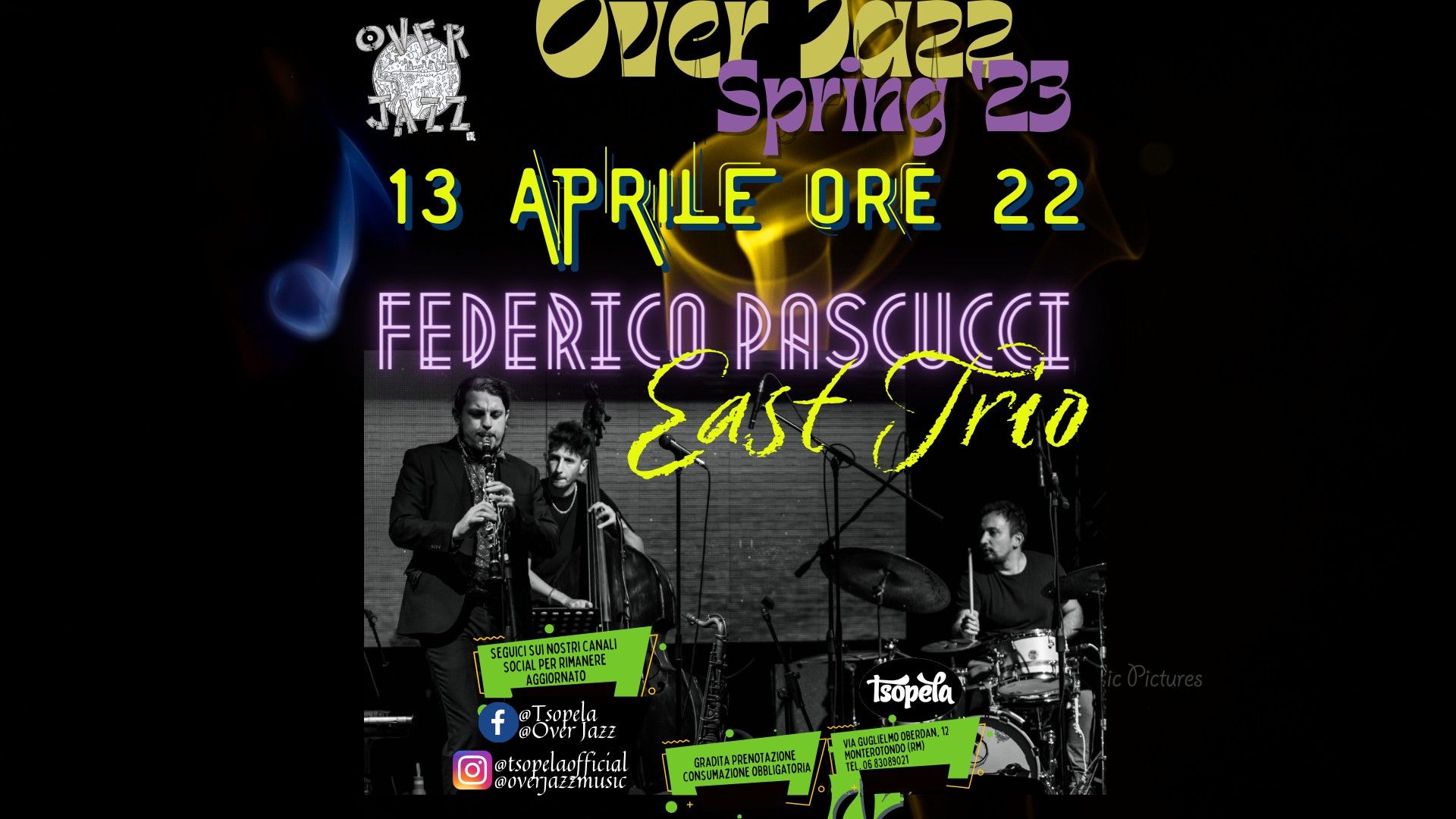 Federico Pascucci East Trio at OverJazz