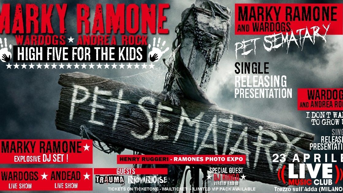 High Five For The Kids - Marky Ramone - Wardogs - Andrea Rock