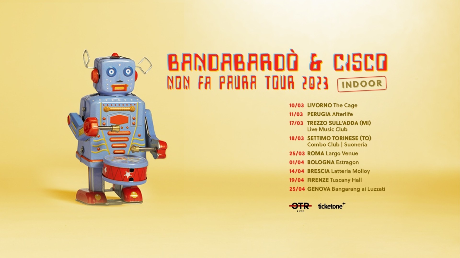 Bandabardò e Cisco - "Non Fa Paura Tour"