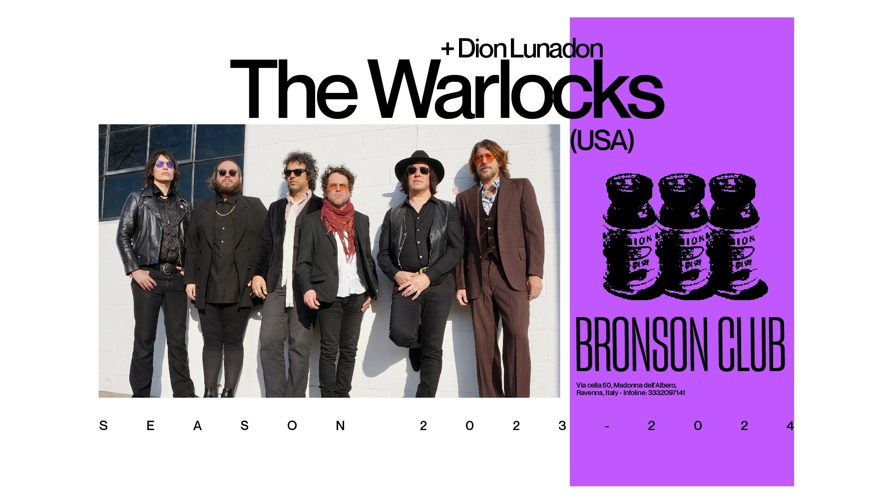 The Warlocks + Dion Lunadon