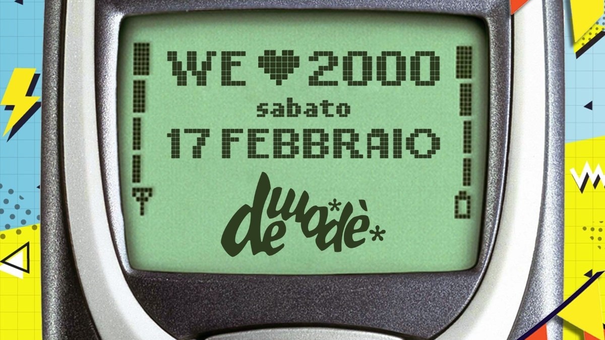 We2000 - La Prima Festa Anni 2000 D'italia!