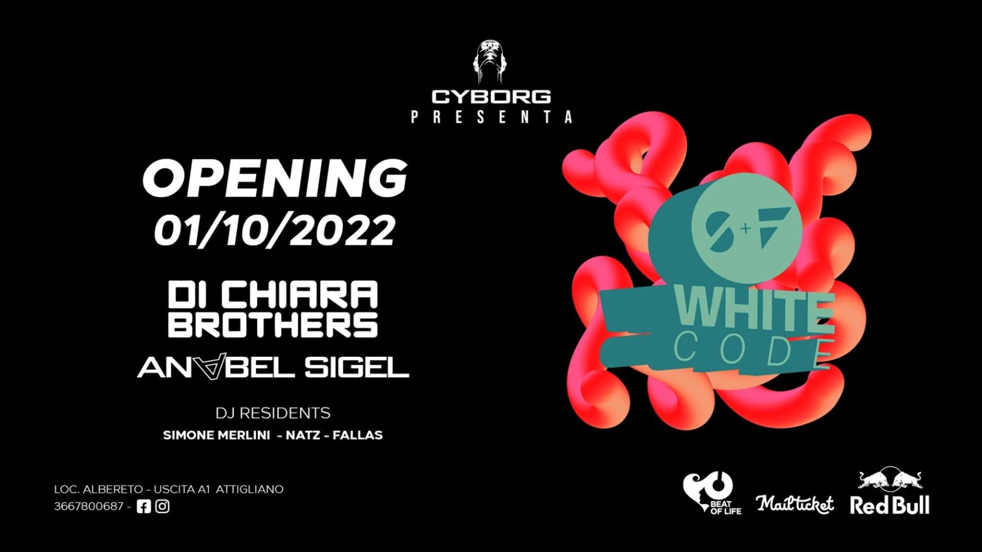 Opening - White Code - w/ Di Chiara Brothers + Anabel Sigel
