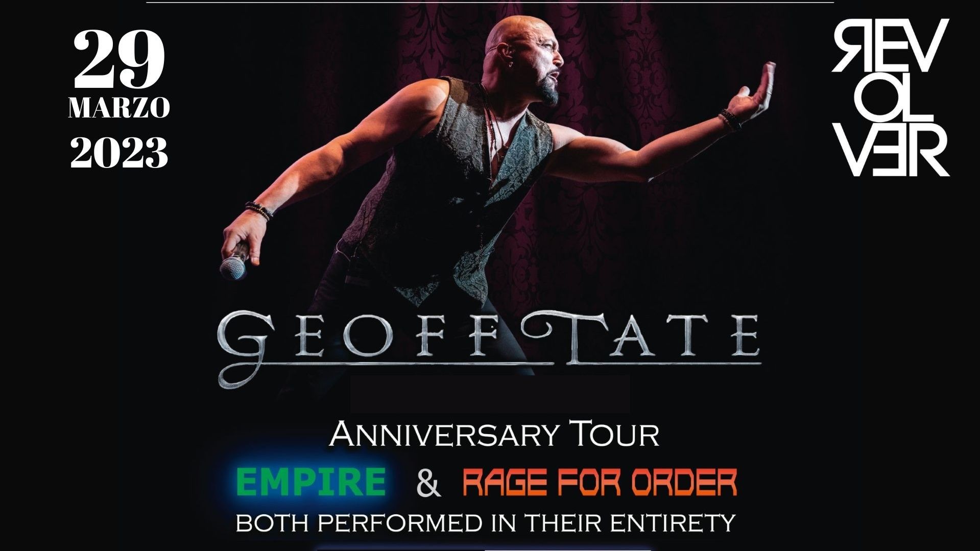 Geoff Tate special show Empire & Rage of Order