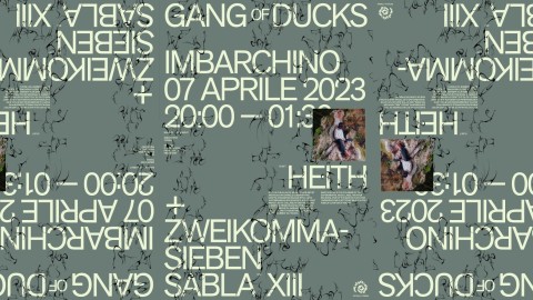 Gang Of Ducks w/ Heith + zweikommasieben